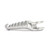 Front Footrests Foot Peg for Ducati Panigale 899 14-2015 Panigale 1199 2012-15 Silver
