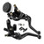 Universal 7/8" 22mm Front Brake Clutch Master Cylinder Reservoir Levers Black
