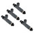 4PCS fuel injectors 23250-15040 For Toyota Corolla AE11 4AFE Soluna AL50 Corona 2320915040 Grn Generic