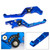 Brake Clutch Levers for Honda MSX125 13-15 MSX125SF 16-19 Blue