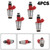 Fuel Injectors 4PCS 16600-86G00 16600-86G10 For Nissan D21 90-94 Pickup 95 Red Fuel Injectors 4PCS 16600-86G00 16600-86G10 For Nissan D21 90-94 Pickup 95 Red