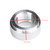 M16X1.5 Female Aluminum Weld On Fitting Bung Silver