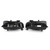 Pair Front Bumper Halogen Fog Light Lamp Fit For Audi S4 A4 S-Line 13-15 BLK