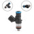1 PC Fuel Injector Fit For Ford Edge Flex Fusion Taurus Taurus X BLK