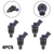 4PCS Fuel Injectors Fit For Nissan 240SX / Silvia 91-98 PUR