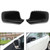 1Pair Mirror Cover Cap Fit For BMW E46 E65 E66 745i 750i GBLK