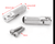 CNC Folding Foot Pegs Footpeg Rear Set Rest Racing Universal Motorcycle, Silver