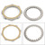 Clutch Plate Kit - Friction & Steel Plates For Honda CR80 CR85R CR85RB CB100 N CB125 CLR125 City Fly SL100 SL125 CL125