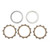 Clutch Plate Kit - Friction & Steel Plates For Suzuki PV/RMX/ZR/GS/GT/OR/TS/SMX/RG50 ZR50 KEN/KEX/SLKX/SKX