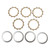 Clutch Plate Kit - Friction & Steel Plates For Kawasaki KLX125 A1/A2/A3/A6F KLX125 L (B1/B2/B3/B6F) 2003-2006