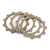 Clutch Plate Kit - Friction & Steel Plates For Kawasaki KLX125 A1/A2/A3/A6F KLX125 L (B1/B2/B3/B6F) 2003-2006