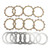 Clutch Plate Kit - Friction & Steel Plates For Suzuki GSF400 M/N/P/S/VS/V-V/VZ-V Bandit GSX400 FJ/FK/FAK/FL GSXR400 J/RR/RAK/RL/RM/RN/RP/RS GSF400 K/NK/Z/VM/VZM/P/NP/VP/VZP/VR