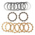 Clutch Plate Kit - Friction & Steel Plates For Yamaha FZ6 FZ6-N FZ6-NA FZ6-NAHG FZ6-SA2 FZ6SW FZS6W Clutch Plate Kit - Friction & Steel Plates For Yamaha FZ6 FZ6-N FZ6-NA FZ6-NAHG FZ6-SA2 FZ6SW FZS6W