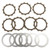 Clutch Plate Kit - Friction & Steel Plates For Yamaha IT425G IT425 YZ400C/D/E/F YZ400