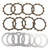 Clutch Plate Kit - Friction & Steel Plates For Yamaha XJR400 4HM XJ400S/L XJ600N/S XZ550RJ/RK XJ650G/S/LH/RL/LJ Clutch Plate Kit - Friction & Steel Plates For Yamaha XJR400 4HM XJ400S/L XJ600N/S XZ550RJ/RK XJ650G/S/LH/RL/LJ