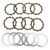Clutch Plate Kit - Friction & Steel Plates For Yamaha XJ550/RH/H/RJ/J/RK Clutch Plate Kit - Friction & Steel Plates For Yamaha XJ550/RH/H/RJ/J/RK