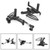 Adjustable CNC Rider Rear Set Rearsets Footrest Foot Rest Pegs For Kawasaki EX250P Ninja 250 EX400 Ninja 400 2018-2020 BLK