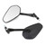 Pair M10x1.25 Rearview Side Mirrors For Motorcycle Moped Scooter Quad ATV UNIVERSAL FIT BLK Pair M10x1.25 Rearview Side Mirrors For Motorcycle Moped Scooter Quad ATV UNIVERSAL FIT BLK