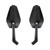 Pair M8 M10 Rearview Side Mirrors for Motorcycle Moped Scooter Quad ATV UNIVERSAL Fit for All Motorbike / Sportbike / Superbike / Scooter BLK