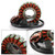 Magneto Generator Engine Stator Coil For Gilera Fuoco 500  4T 4V ie E3 LT Fuoco 500 E3 2007-2014
