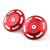 CNC Billet Aluminum Hole Frame Plug Cap Cover Set For BMW S1000XR 2015-2020 RED