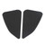 Stickers Tank Traction Pad Side Gas Knee Grip Protector For Ducati Scrambler BLK Stickers Tank Traction Pad Side Gas Knee Grip Protector For Ducati Scrambler BLK