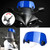 Universal Windshield Windscreen For motorcycles with windshield top width more than 26CM BLUE