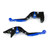 Adjustable Folding Extendable Racing Brake & Clutch Levers For Honda CBR250R CBR300RR CB300F CB300FA CBR500R CB500F CB500X BLUE