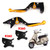 Adjustable Folding Extendable Racing Brake & Clutch Levers For VESPA GTS 300 Super GOLD