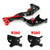 Adjustable Folding Extendable Racing Brake & Clutch Levers For VESPA GTS 300 Super RED