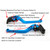 Racing Brake & Clutch Levers For Yamaha MT125 BLUE
