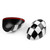 2 x Checkered WING Mirror Covers Fit for MINI Cooper R55 R56 R57 Power Fold Mirror