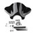 Universal Motorcycle Cruiser Windshield Windscreen with Mounting kit Black Universal Motorcycle Cruiser Windshield Windscreen with Mounting kit Black