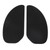 Retro Tank Traction Pad Side Gas Knee Grip Protector For Cafe Racer Custom Bobber BLK