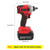 1/2" 21V Brushless Impact Wrench Torque Rattle Gun Electric Rachet W/Battery 1/2" 21V Brushless Impact Wrench Torque Rattle Gun Electric Rachet W/Battery