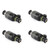 Fuel Injectors Fit For Daewoo Lanos Cielo Corsa 1.5L 1.6L 1999-2002 17103677 25176913 4PCS