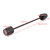 REAR Axle Fork Sliders Wheel Crash Protector Fit For Ducati Scrambler 400 803 1100 RED