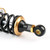 Pair Universal 400mm 15.74inch For Motorcycle Shock Absorber Rear Suspension BLK&GD