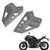 CNC Aluminum FootPeg Footrest Rear set Heel Plates Guard Protector Fit For Kawasaki Z900 ZR900 2017-2020 TIT CNC Aluminum FootPeg Footrest Rear set Heel Plates Guard Protector Fit For Kawasaki Z900 ZR900 2017-2020 TIT