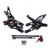 CNC Made Rearsets Fit For Honda CBR600RR 2003-2006 CBR1000RR 2004-2007 BLK CNC Made Rearsets Fit For Honda CBR600RR 2003-2006 CBR1000RR 2004-2007 BLK