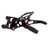 Racing Adjustable Rearsets Foot Pegs Black For Suzuki GSXR1000 GSX-R1000 07-08