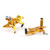 Adjustable CNC Rider Rear Set Rearsets Footrest Foot Rest Pegs Fit For Triumph Speed Triple 1050 2005-2011 GOLD Adjustable CNC Rider Rear Set Rearsets Footrest Foot Rest Pegs Fit For Triumph Speed Triple 1050 2005-2011 GOLD