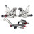 CNC Made Rearsets Fit For MV Agusta F3 2012-2016 GRAY