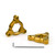 Fork Preload Adjusters Ducati 1098 17mm Gold