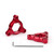 Fork Preload Adjusters Ducati 1098 17mm Red