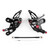 Adjustable CNC Rider Rear Set Rearsets Footrest Foot Rest Pegs Fit For Yamaha MT-09 FZ-09 2014-2017 BLK