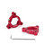 Fork Preload Adjusters CBR 600 1000RR Kawasaki ZX6R Z 1000 19mm Red