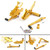 CNC Made Rearsets Fit For BMW S1000RR 2015-2017 GOLD CNC Made Rearsets Fit For BMW S1000RR 2015-2017 GOLD