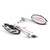 Universal Motorcycle Rearview Mirrors Rear View Mirror 8mm 10mm White