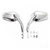 Pair Rear View Mirrors Fit For Harley Dyna Cross Bones Electra Glide Fatboy Heritage Softail Road King Glide Sportster 883 1200 CHR Pair Rear View Mirrors Fit For Harley Dyna Cross Bones Electra Glide Fatboy Heritage Softail Road King Glide Sportster 883 1200 CHR